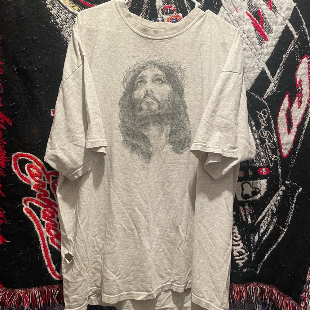 ✝️✝️2xl VINTAGE THRASHED JESUS PIECE ✝️✝️